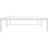 Metalni okvir za krevet bijeli 100x190 cm | shoptok.hr