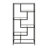 Hanah home By-30 - black, transparent blacktranparent bookshelf | ePonuda.com