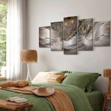  Slika - Sparkling Dandelions (5 Parts) Beige Wide 200x100 | shoptok.hr