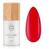 NANI Nails Simly Pure gel lak za nohte z uporabo UV/LED lučke odtenek Fresh Red 5 ml Cene