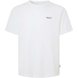 PepeJeans Majica 'Contrast Connor' črna / bela Cene