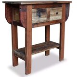 vidaXL Konzolni Stol Masivno Obnovljeno Drvo 80x35x80 cm | shoptok.hr