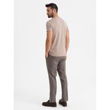 Ombre Classic BASIC men's cotton T-shirt - sand | Shoptok.si