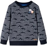  Dječja topla majica modra prošarana 116 | shoptok.hr