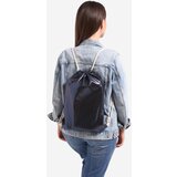 SHELOVET Fabric backpack bag navy blue Cene