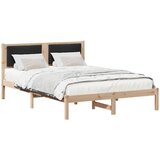 vidaXL konstrukcija postelje črna 140 x 200 cm masivno borovo les, (5000101810) | Shoptok.si