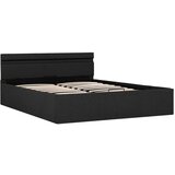  The Living Store Dvižni posteljni okvir LED temno sivo blago 140x200 cm - Posteljni Okvir, (21496788) | Shoptok.si