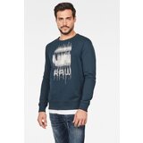 G-star Sweatshirt - Graphic 8 r sw l\s steel-blue Cene