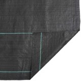 vidaXL Membrana proti plevelu črna 1,5x50 m PP | Shoptok.si