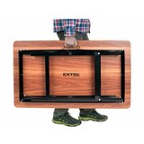 Extol Sklopivi radni sto 100x60 cm braon/crna | Eponuda.com