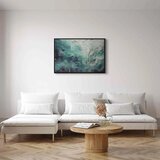  Slika - Fish in the ocean 120x80 U crnom drvenom okviru | shoptok.hr