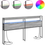  Skladišno uzglavlje Sivi hrast sonoma 180 cm Konstruirano drvo | shoptok.hr