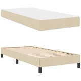  s opruga kutije Krema 90 x 190 cm tkanina | shoptok.hr
