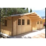 Male kuće Drvena vrtna kuća ENZO B 400 × 400 cm sa šindrom | shoptok.hr