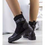 Gemre Black ankle boots with a strap Kevin | shoptok.hr