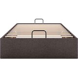 vidaXL Otomanski posteljni okvir brez vzmetnice rjav 90x200 cm blago | Shoptok.si