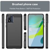 Carbon maska za MOTOROLA E13 crna | shoptok.hr
