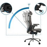 MID.YOU Pisarniški Stol Dynafit Ii, Črna | Shoptok.si