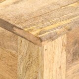 vidaXL Škatla za shranjevanje 99x35x48 trden mangov les | Shoptok.si