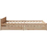vidaXL Okvir kreveta bez madraca 135 x 190 cm od masivne borovine | shoptok.hr