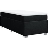  Box spring krevet s madracem crni 80 x 200 cm od tkanine | shoptok.hr