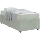  Krevetna konstrukcija Svijetlo siva 100 x 200 cm tkanina | Eponuda.com