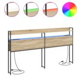 vidaXL Skladiščni naslon sonoma hrast 180 cm Konstruiran les | Shoptok.si