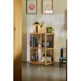 Hübsch Viseća vitrina u dekoru hrasta u prirodnoj boji 70x90x39 cm Mae – | shoptok.hr
