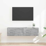 TV zidni ormar 2 pcs Beton 60 x 31 x 29,5 cm Konstruirano drvo Cijene