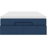  Otomanski krevet s madracem plavi 120x200 cm tkanine | shoptok.hr