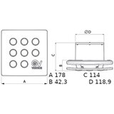 Vortice kopalniški aksialni ventilator punto four mfo 120/5 (11147) | Shoptok.si