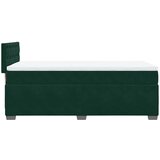 Box spring krevet s madracem tamnozeleni 100x200 cm baršunasti | shoptok.hr