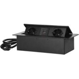 Orno Produžni kabel sa 2 x Schuko utičnice + 2 x USB, ugradbena – OR-GM-9035(GS)/B Cijene