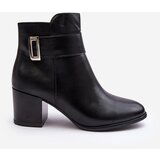 Sergio Leone Women's Heeled Boots With Ornament Black Janeya | ePonuda.com
