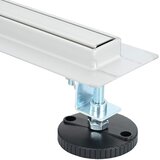  360° odtok za tuš s tankskim modelom srebrna 100 cm, (5000112458) | Shoptok.si