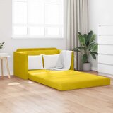  Krevet na razvlačenje Žuta suncokret 124 x 71 x 78 cm Baršun | shoptok.hr