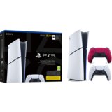 Playstation Igralna konzola 5 Slim Digital, 825GB + dodaten kontroler (c. rdeč) | Shoptok.si