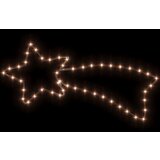  Božićne figure zvijezda 48 LED 3 kom tople bijele 65 x 28 cm | shoptok.hr