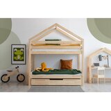 Adeko Otroška postelja s prostorom za shranjevanje z letvenim dnom 90x180 cm v naravni barvi DMPB – | Shoptok.si