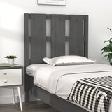  Uzglavlje za krevet sivo 80,5 x 4 x 100 cm od masivne borovine | Eponuda.com