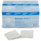 TOSAMA zloženec (gaza) sterilen 5x5cm, 50 kos Cene