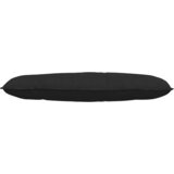  Jastuk za leđa Crna 120 x 50 cm Mikrofiber tkanina | shoptok.hr