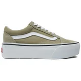 Vans Tenis superge Old Skool Stackform VN0009PZOLV1 Zelena