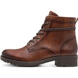 Tamaris Gležnarji z vezalkami konjak | Shoptok.si