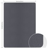 INF Samolepilni našitek iz PU usnja Grey, (21781213) | Shoptok.si