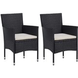  3-dijelni vrtni blagovaonski set crni | shoptok.hr