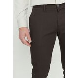 Altinyildiz classics Men's Brown Slim Fit Slim Fit Dobby Flexible Casual Trousers | Shoptok.si