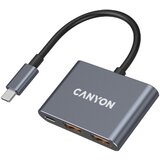 Canyon hub DS-3 3in1 USB-C Dark Grey ( CNS-TDS3 ) | ePonuda.com
