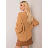 Och Bella Sweater-TW-SW-BI-22022.97-camel | Shoptok.si