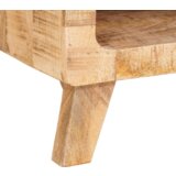 vidaXL Konec mize s polico Rjava 40 x 40 x 49 cm trden mangov les | Shoptok.si